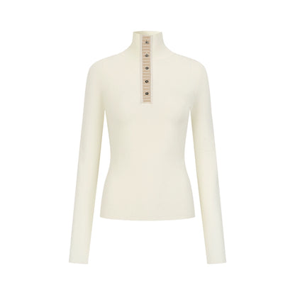 AnnoMundi_Two_Piece_Mohair_Overshirt_Contrast_High_Neck_Knit_Set_MISSTT