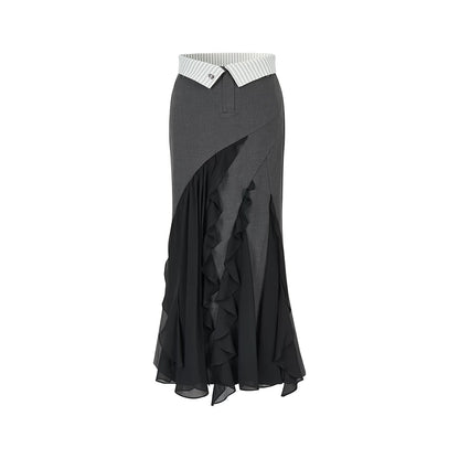 AnnoMundi_Two_Tone_Striped_Reversible_Mermaid_Maxi_Skirt_MISSTT