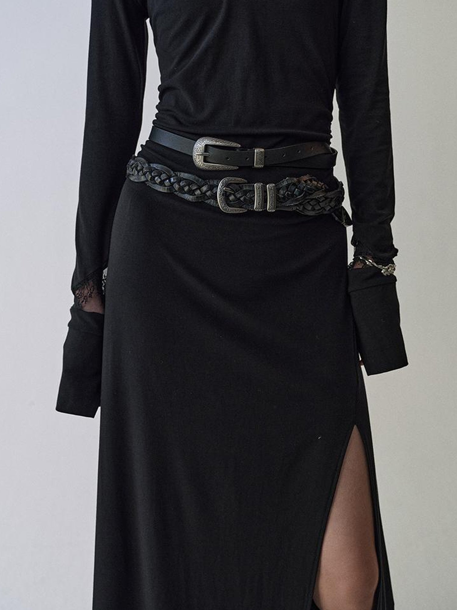 AnnoMundi V-Neck Beaded Knit Dress