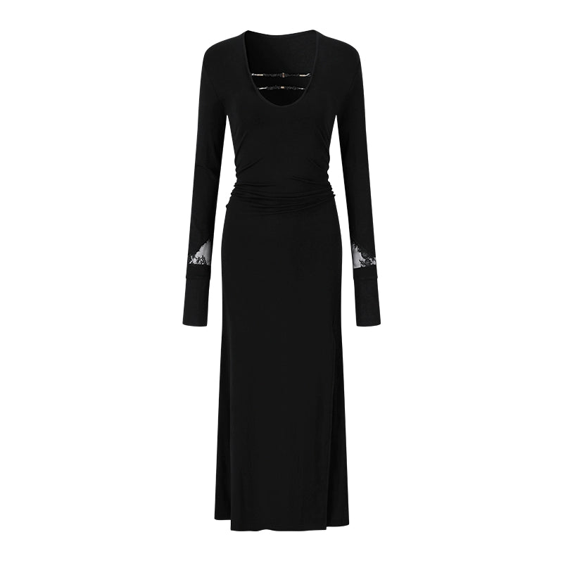 AnnoMundi_V-Neck_Beaded_Knit_Dress_MISSTT
