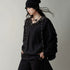 AnnoMundi_V-Neck_Stripe_Tied_Hem_Chiffon_Blouse_With_Ruffle_Sleeves_MISSTT