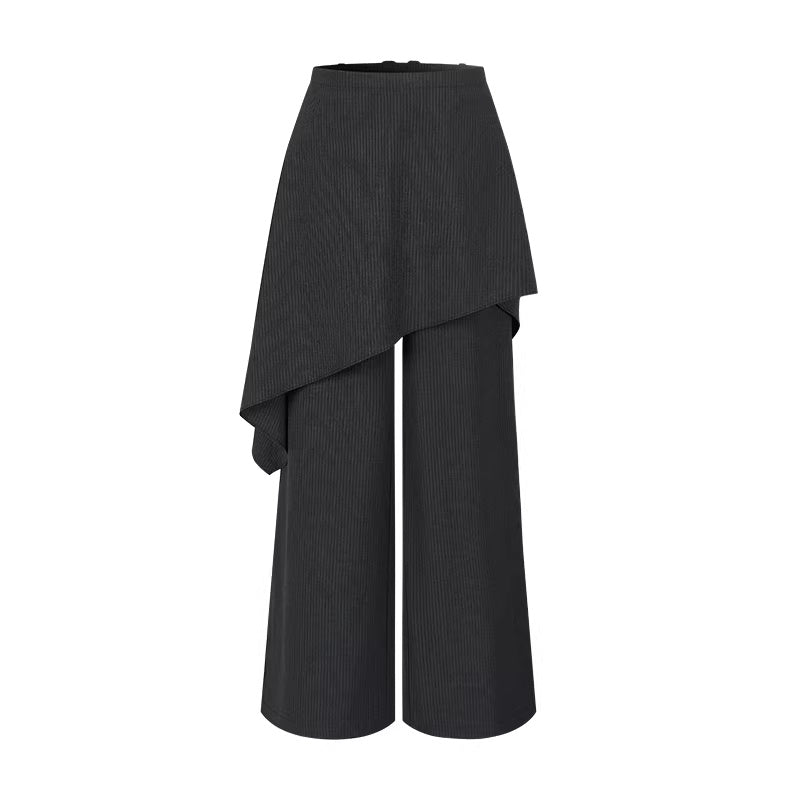 AnnoMundi_Versatile_Mid_Rise_Straight_Leg_Tailored_Dark_Gray_Ladies_Pants_MISSTT