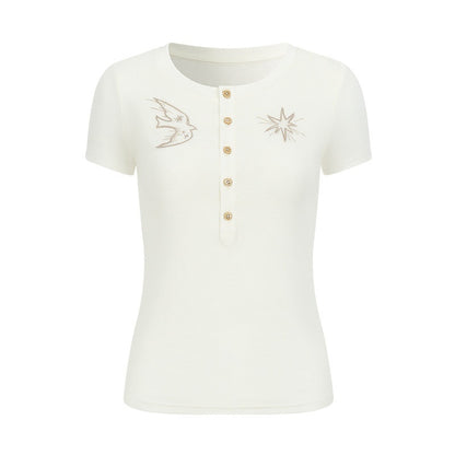 AnnoMundi_Vintage_Embroidered_Half_Placket_Slim_Women&