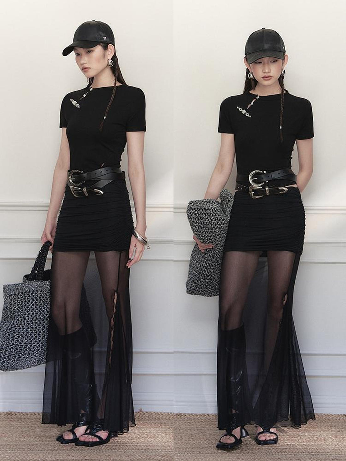 AnnoMundi Vintage Inspired Beaded Knot T-Shirt