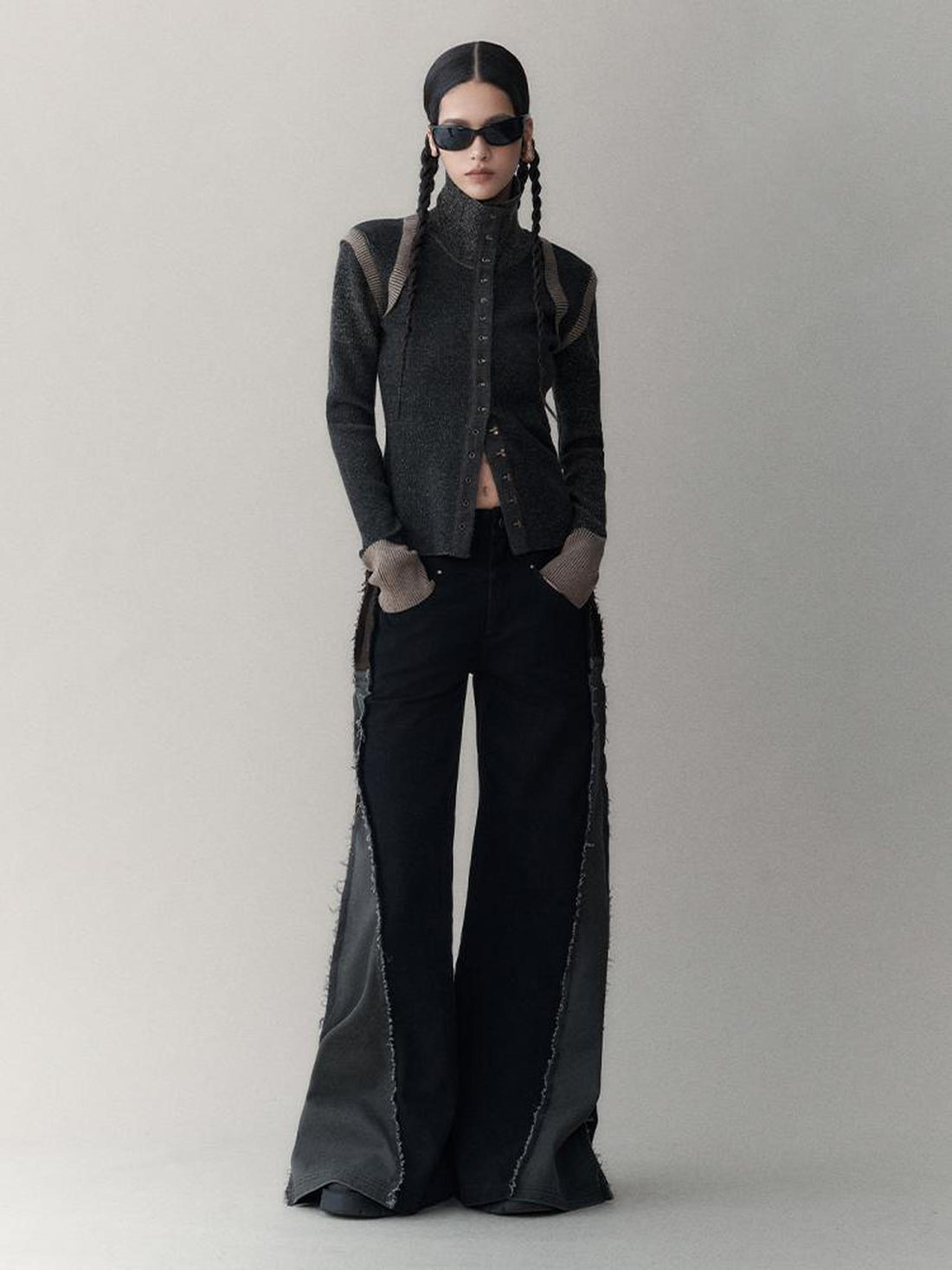 AnnoMundi Vintage Knit Open Front Cardigan