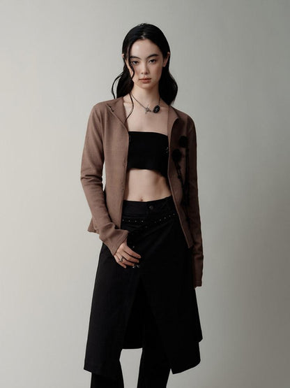 AnnoMundi Vintage Lapel Hook Closure Slim Women&