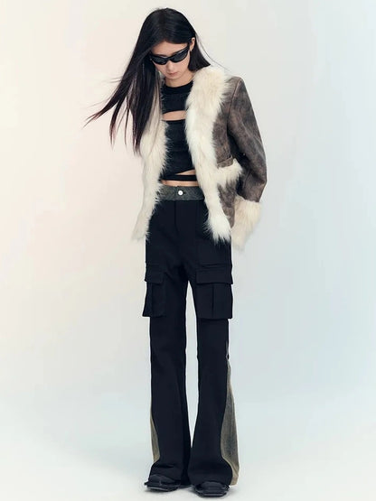 AnnoMundi Vintage Pocket Flared Trousers Pants