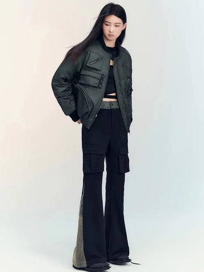 AnnoMundi Vintage Pocket Flared Trousers Pants