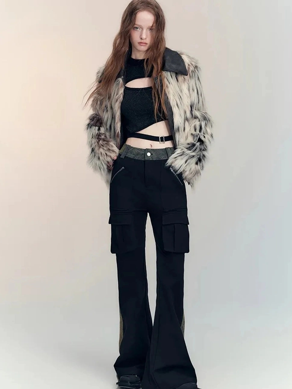 AnnoMundi Vintage Pocket Flared Trousers Pants