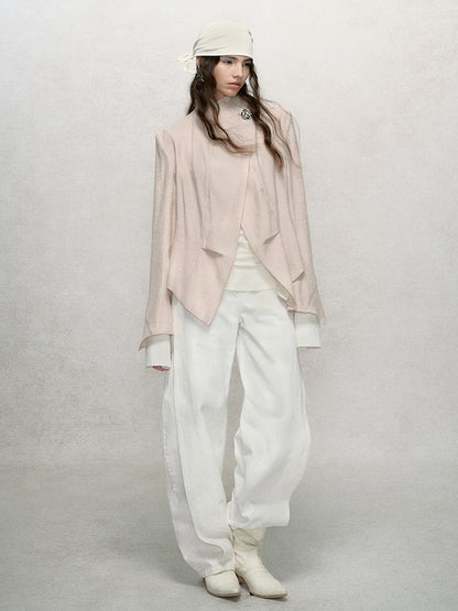 AnnoMundi Vintage Slub Cotton Wide Leg Jeans