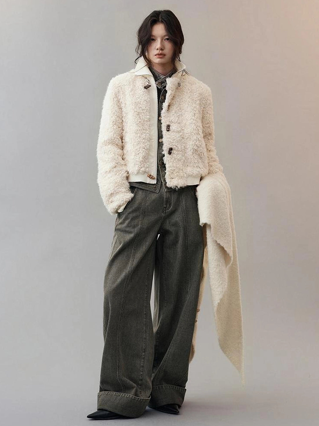 AnnoMundi Vintage Washed Two Piece Denim Set Suits