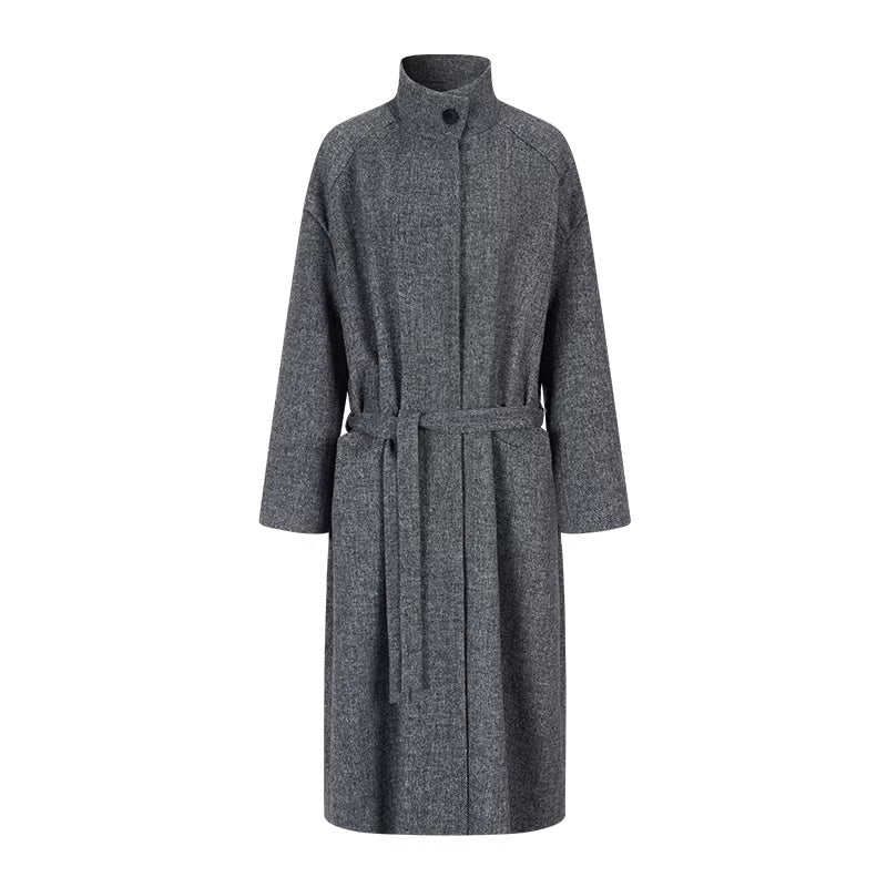 AnnoMundi_Warm_Wool_Blend_Thick_Loose_Fit_Notched_Lapel_Commuter_Women_Gray_Coat_MISSTT