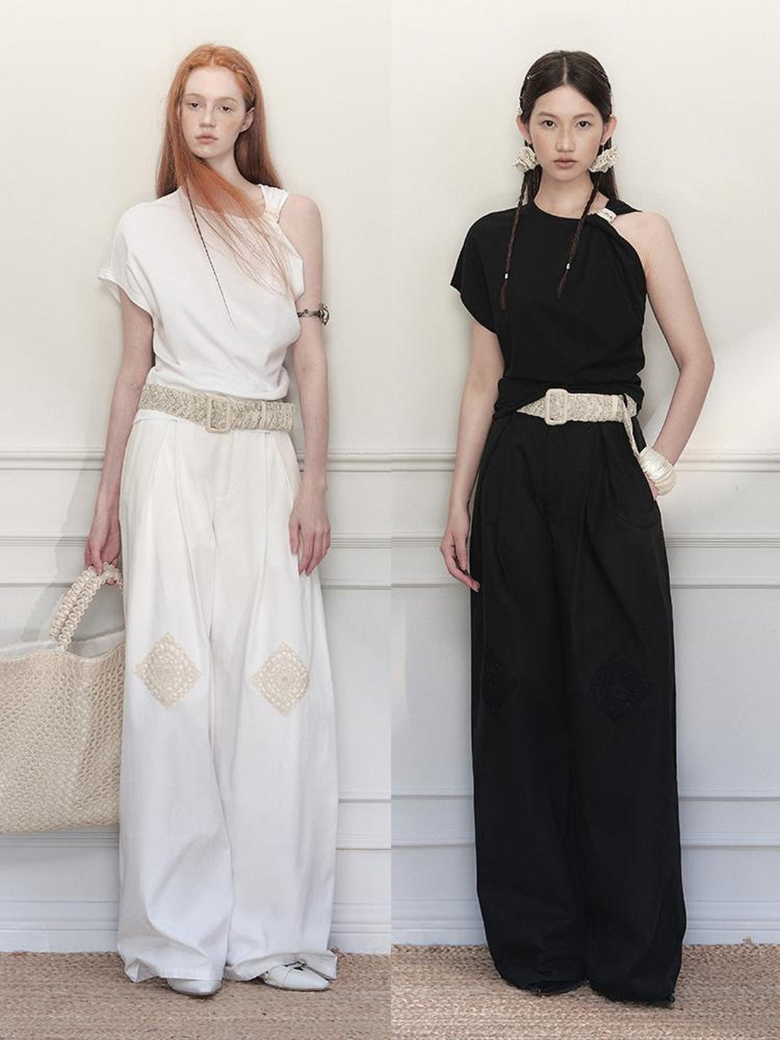 AnnoMundi Wave Texture Modal Waist Chain With Bohemian Detailing