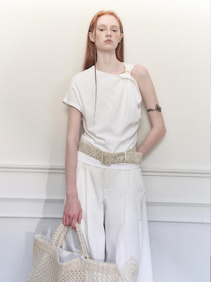 AnnoMundi Wave Texture Modal Waist Chain With Bohemian Detailing