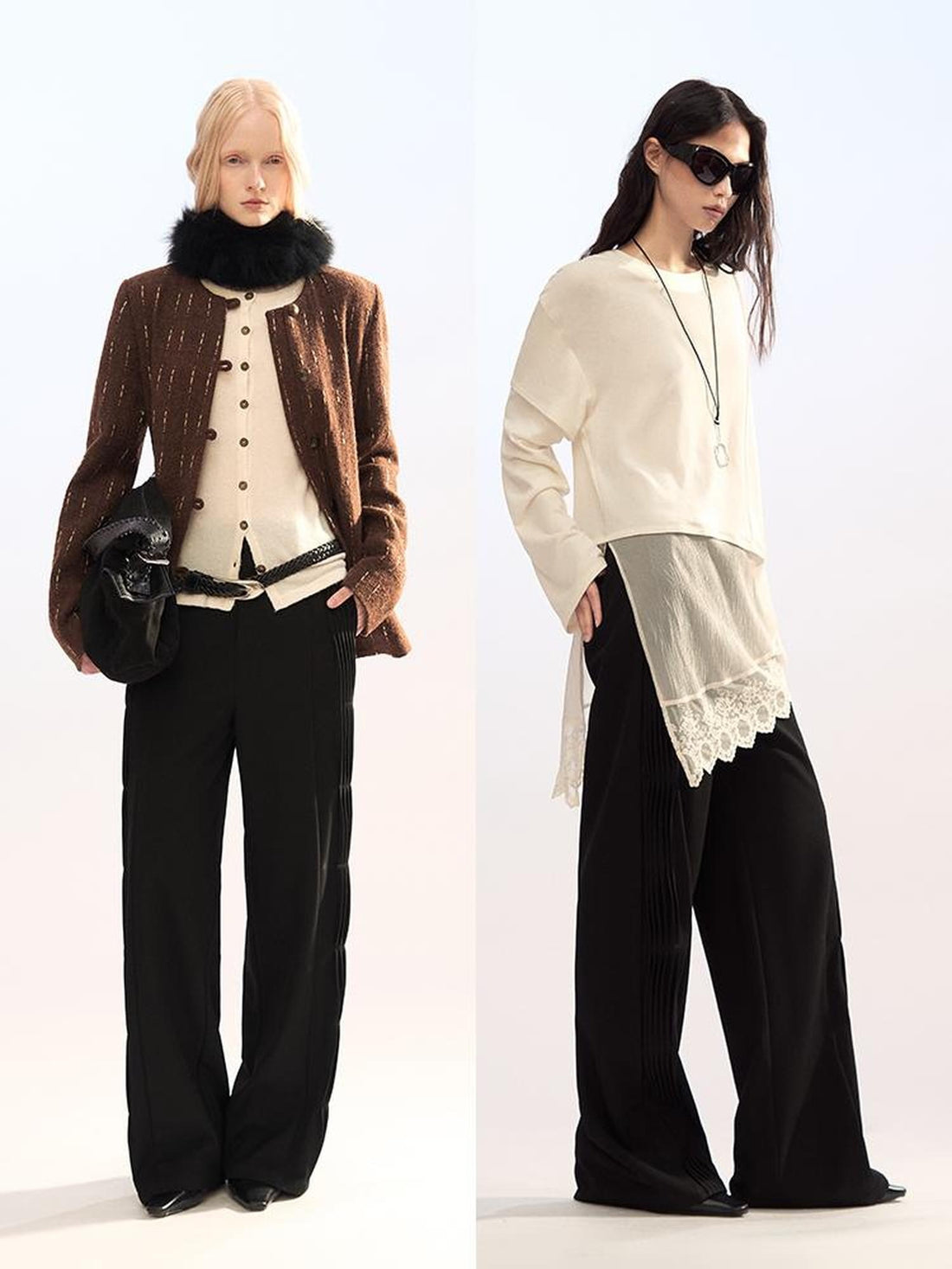 AnnoMundi Wavy Pleated Casual Women&