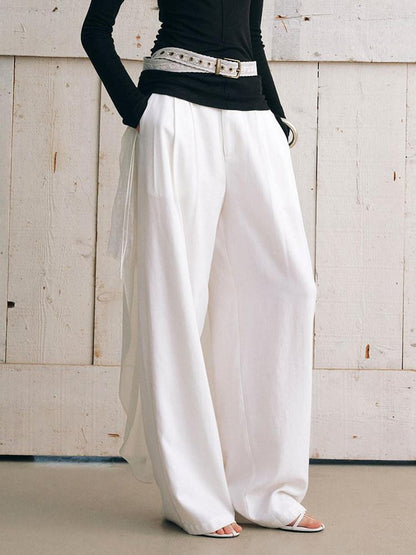 AnnoMundi White Irregular Lace Patchwork Women&
