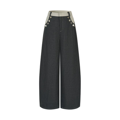 AnnoMundi_Wide_Leg_Tapered_Pants_with_Metal_Button_Decorative_Insert_MISSTT