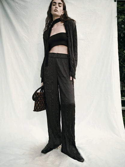 AnnoMundi Windwoven Willow V Neck Blouse