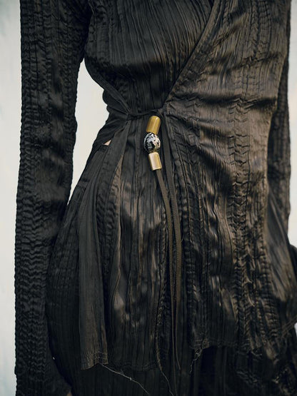 AnnoMundi Windwoven Willow V Neck Blouse