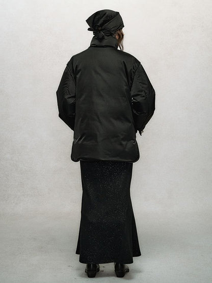 AnnoMundi Winter Short White Duck Down Puffer Jacket