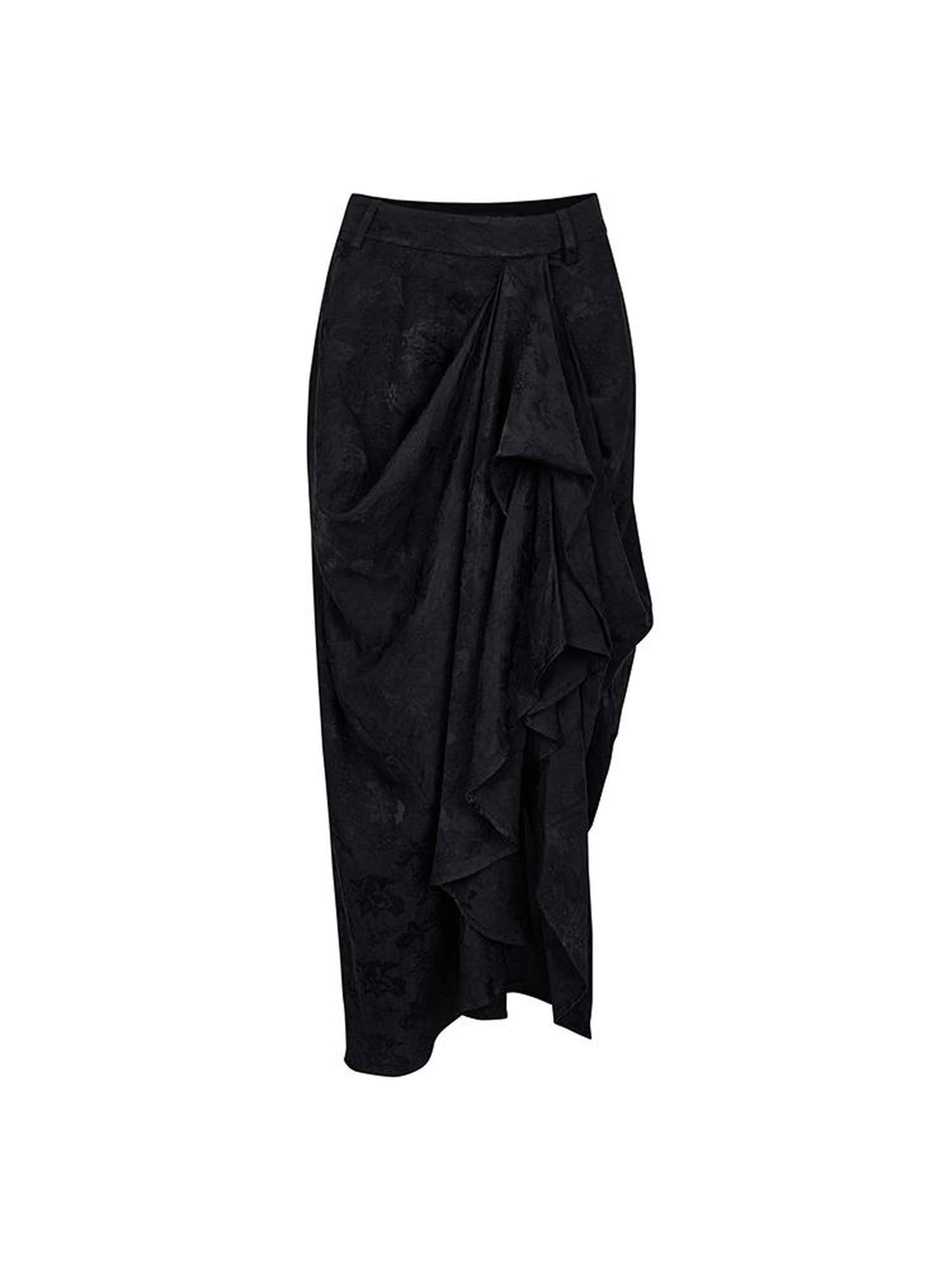 AnnoMundi Woven Dreams Textured Midi Skirt