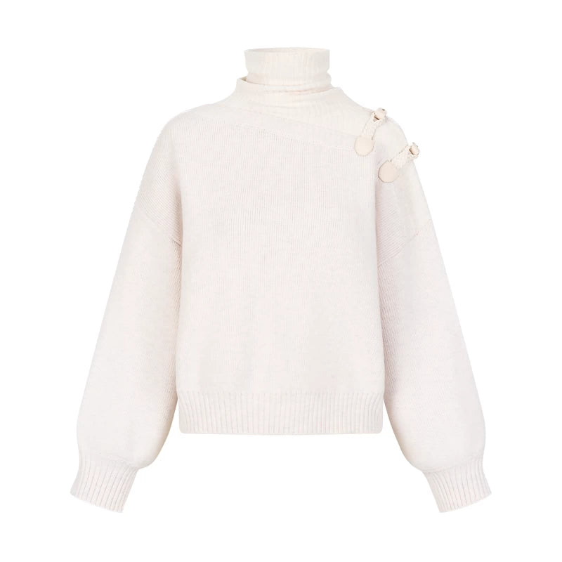 AnnoMundi_Woven_Light_Poetry_Textured_Knit_Sweater_V_Neck_T_Shirt_Long_Sleeve_MISSTT