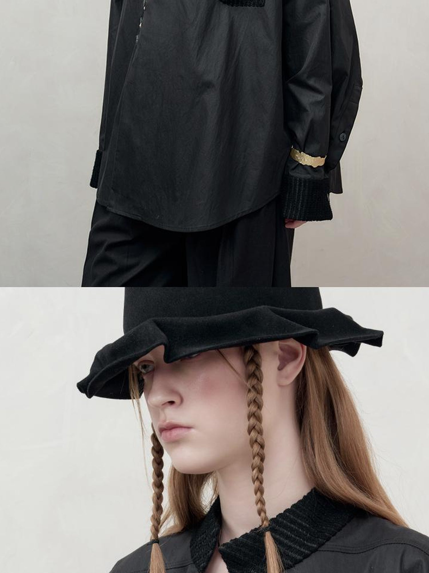 AnnoMundi Woven Texture Linen Blend Oversized Shirt