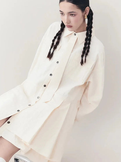 AnnoMundi Wrinkle Resistant Draped Hollow Out Drop Cut Top T-shirt