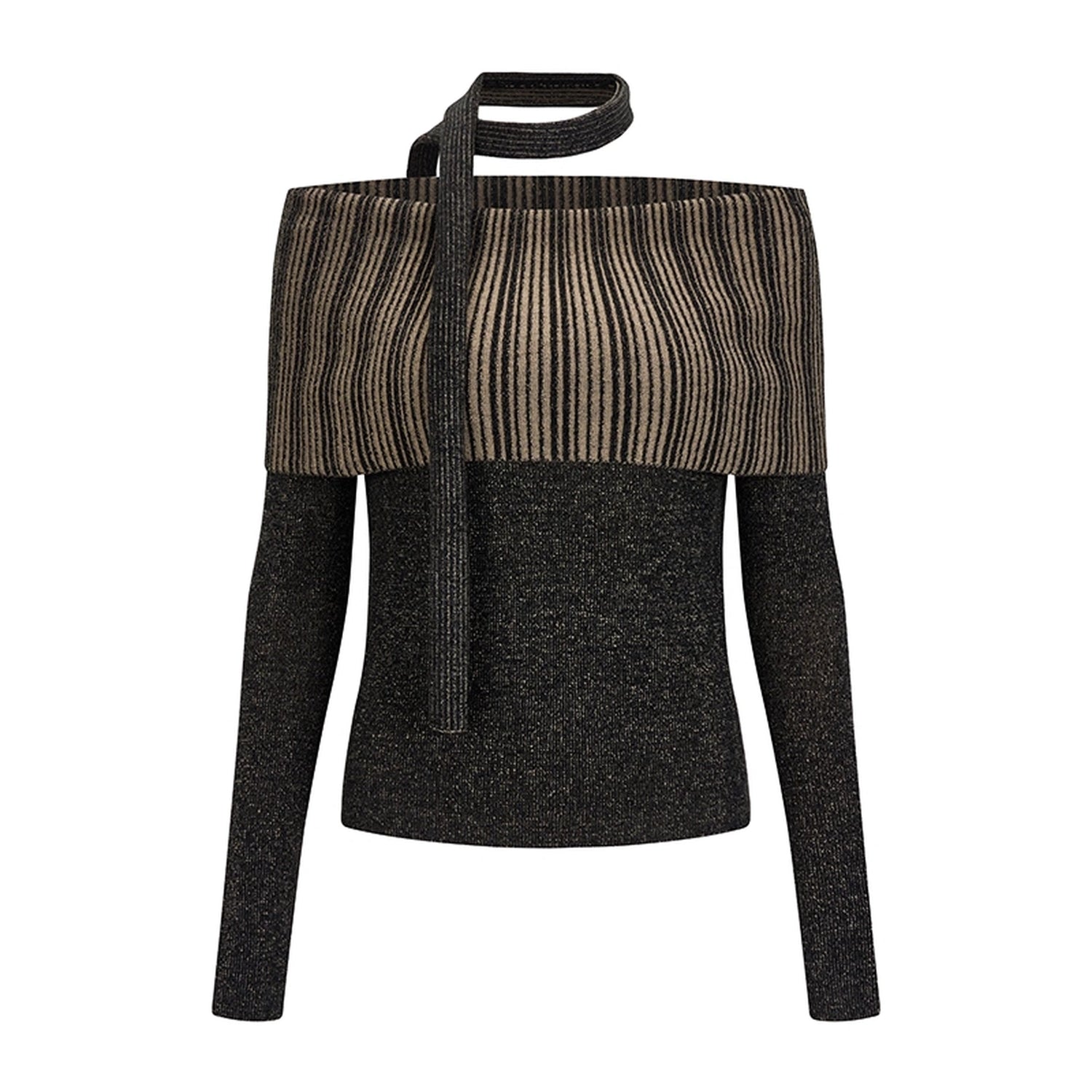 AnnoMundi_Wrinkle_Resistant_Draped_Hollow_Out_Drop_Cut_Top_MISSTT