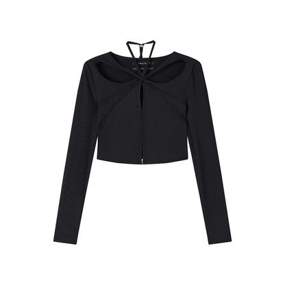 AnnoMundi_Wrinkle_Resistant_Draped_Hollow_Out_Drop_Cut_Top_MISSTT