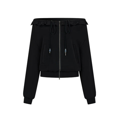 AnnoMundi_Zip_Front_Knit_Sweatshirt_with_Beaded_Drawstring_MISSTT