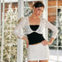 Anti_Being_General_Contrast_Lace_Button_Two_Piece_Women&