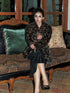 Faux Fur Trench Coat With Leather Trim