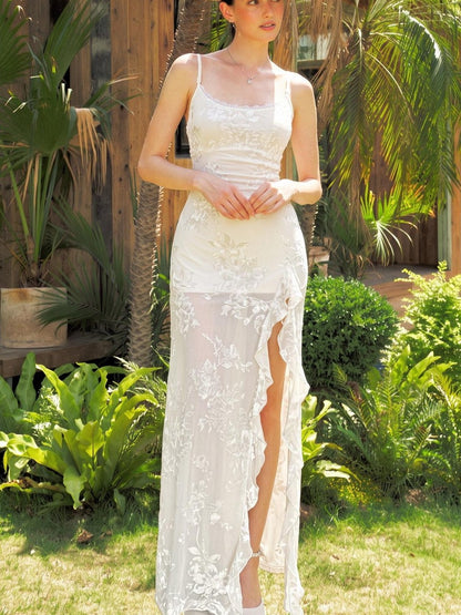 Anti Being General French Sheer Rose Strapless White Women&