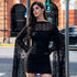 Anti_Being_General_Lace_Ruched_Cape_Square_Neck_Long_Sleeve_Women&