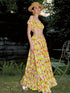 Update Anti Being General One Shoulder Floral Print Resort Maxi Dress Set
