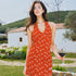 Anti_Being_General_Red_Bow_V-neck_Backless_Slim_Fit_Women&