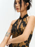 Update Anti Being General Retro Gold Trim Cheongsam