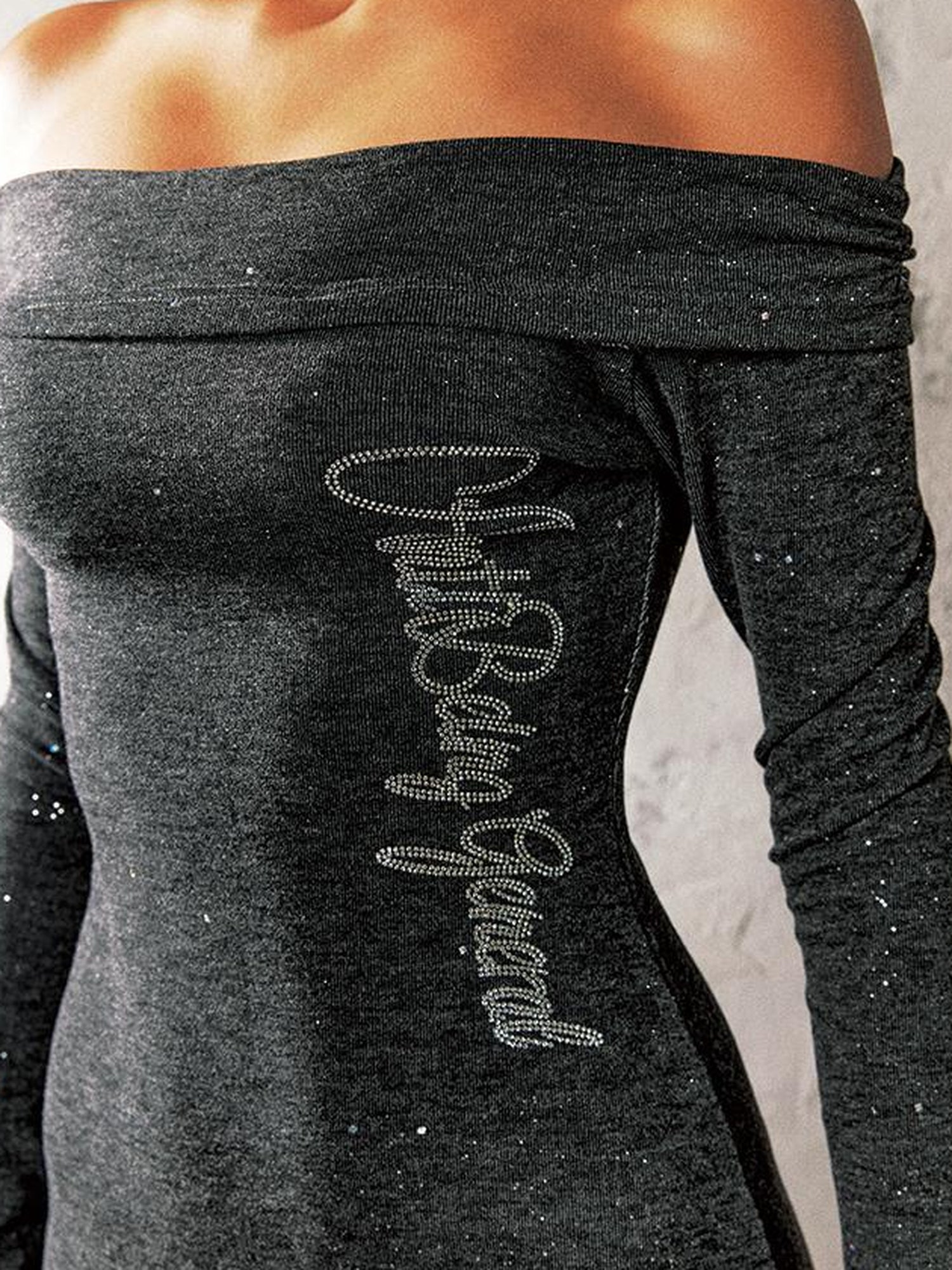 Update Anti Being General Sleek Gray Knitted Mermaid Dress With Sexy One Shoulder Design