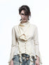 NN NORTH NODE Lycocell Asymmetrical Hem Knit Cardigan