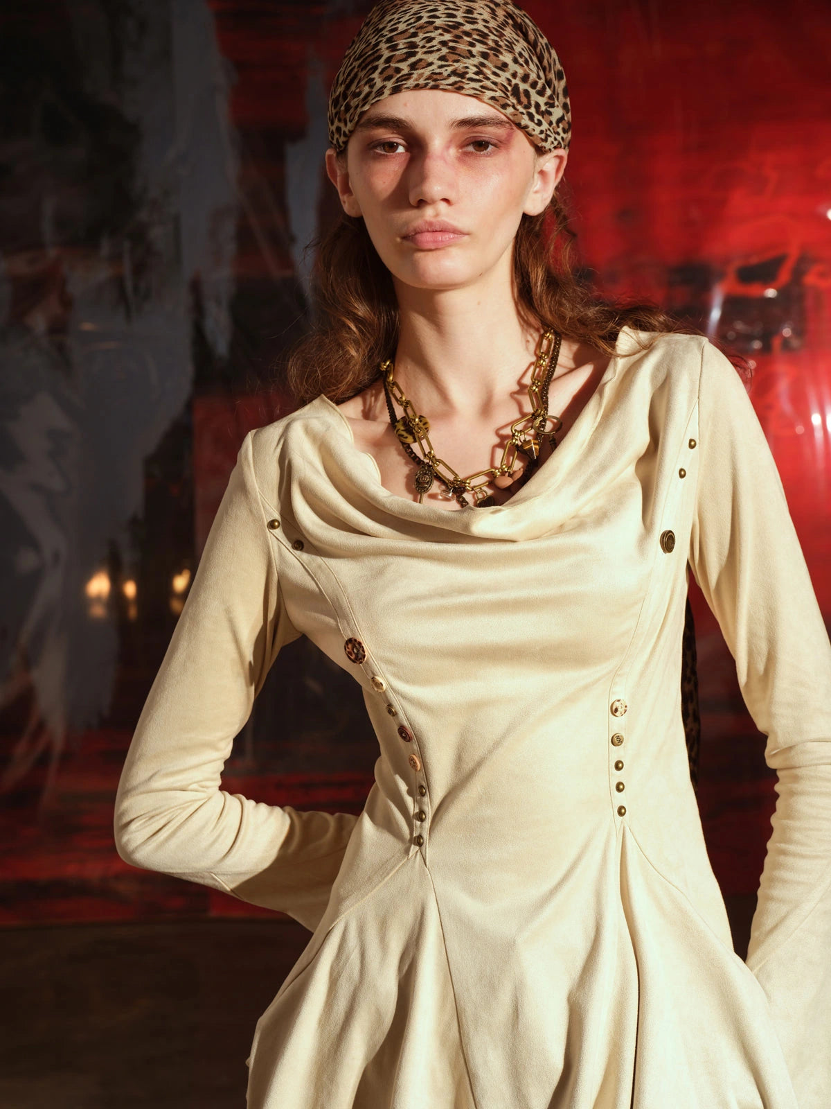 Ruffled Off Shoulder Sweatshirt