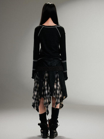 ARIADNAw Ariadna Punk Rock Print Elastic High Waist Women Pants