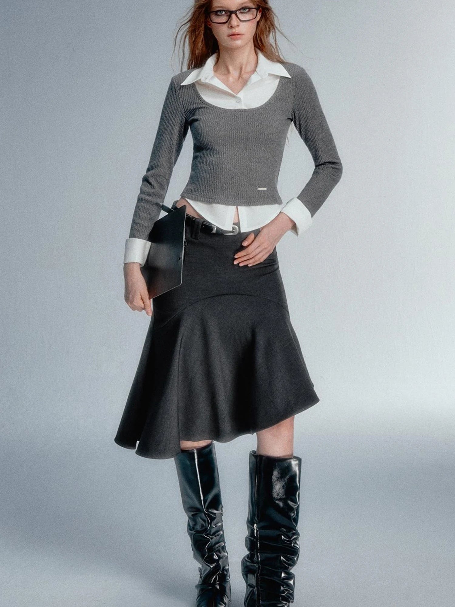 Asym Blazer High Iq Mini Dress Spring Mermaid Skirts