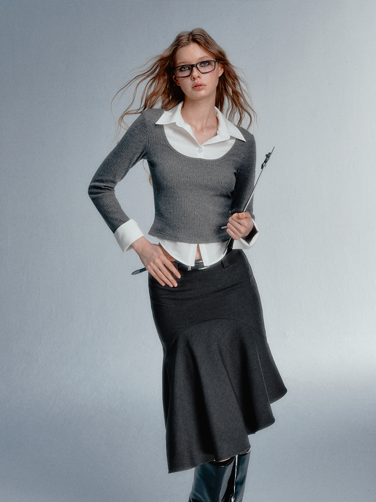 STRIKE A POSE Asym Blazer High Iq Mini Dress Spring Mermaid Skirts