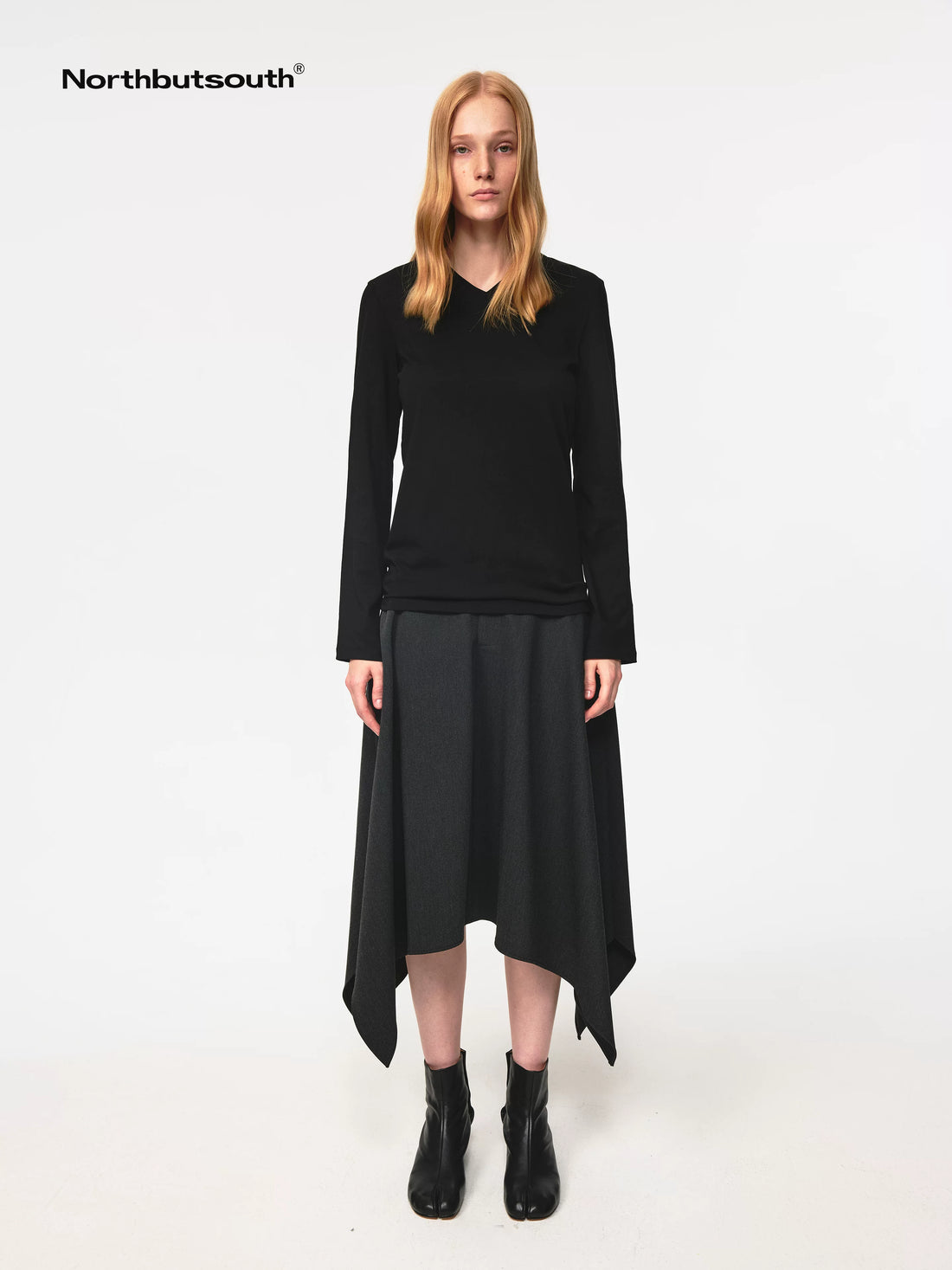 Asymmetrical Hem Skirt