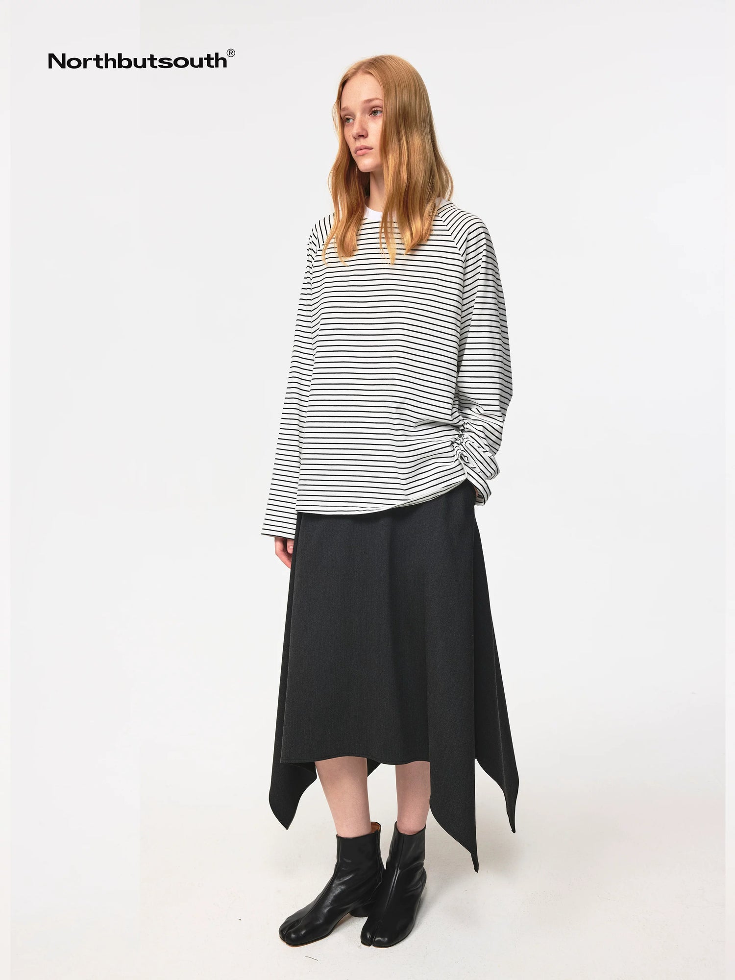 Asymmetrical Hem Skirt