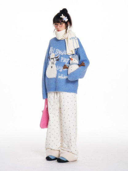 BETWEENAND Allover Paw Print Quilted Windproof Women&