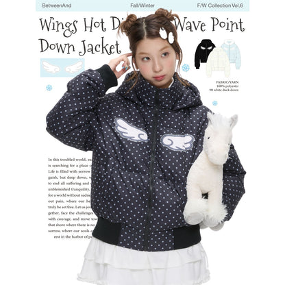 BETWEENAND_Baby_Blue_Polka_Dot_Rhinestone_Print_Hooded_Women&