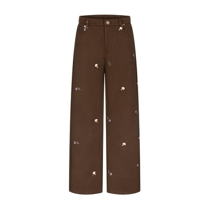 BETWEENAND_Brown_Mushroom_Floral_Embroidery_Women&