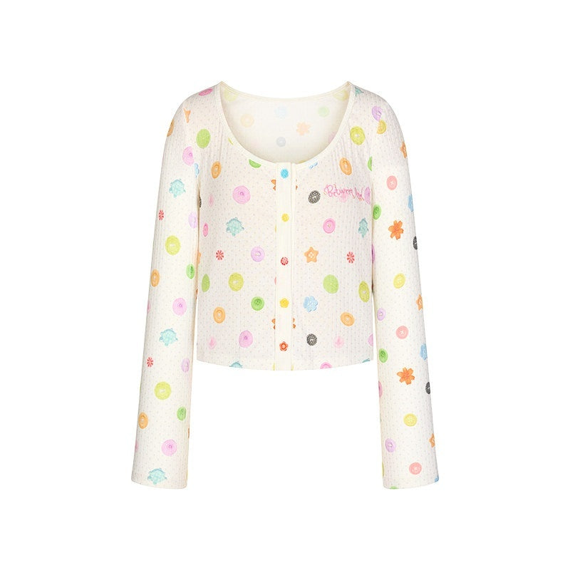 BETWEENAND_Colorful_Button_Halter_Neck_Women&
